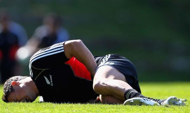 Injured footballer on the pitch stuff co nz 1002x598