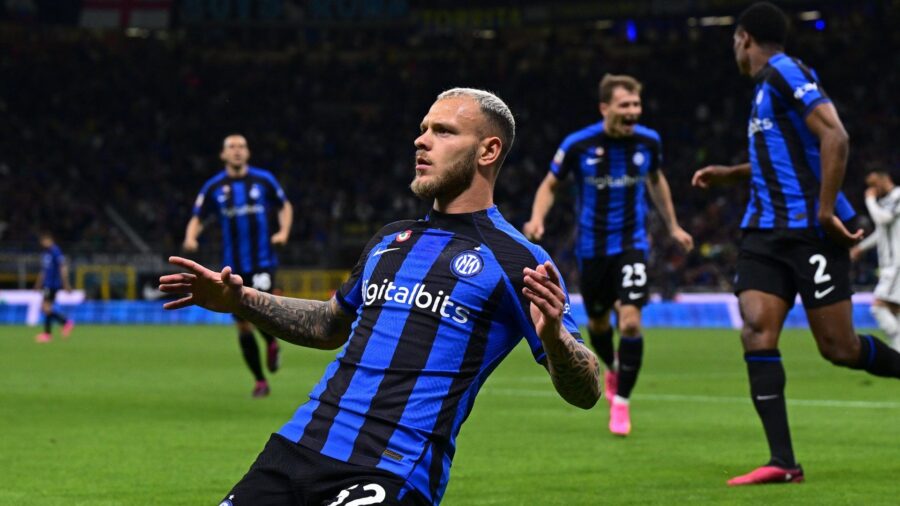 Inter dimarco gol coppa italia juve