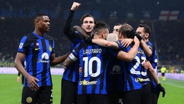 Inter esultanza squadra