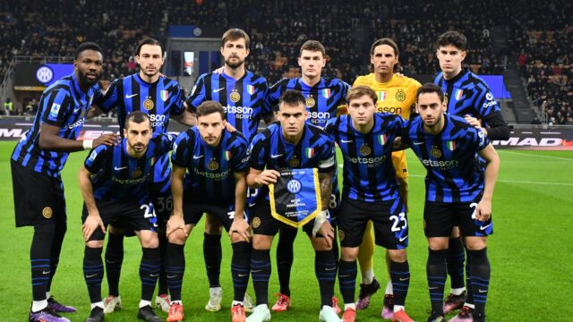 Inter vs fiorentina campionato serie a enilive 2024 2025 milano 10 febbraio 2025 nella foto formazione inter milano copyright xandreaxrositox dsc6211jpg