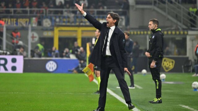 Inzaghi postpartita inter napoli rigore