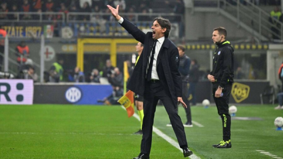 Inzaghi postpartita inter napoli rigore