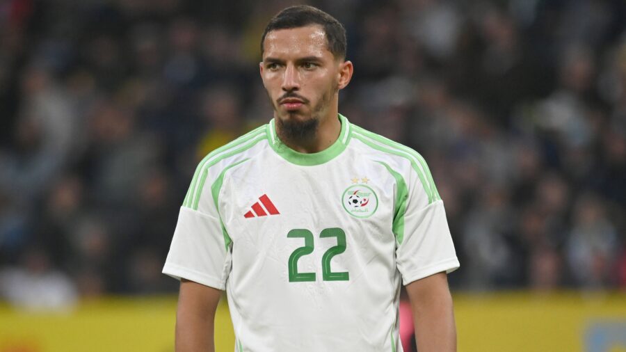 Ismael bennacer algeria amichevole friendly match sweden vs algeria 4 3 10 06 2025 azione action single shot amichevole 2024 25 svezia algeria 4 3jpg