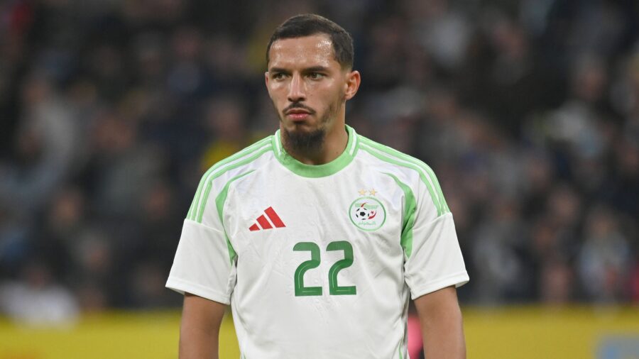 Ismael bennacer algeria amichevole friendly match sweden vs algeria 4 3 10 06 2025 azione action single shot amichevole 2024 25 svezia algeria 4 3jpg