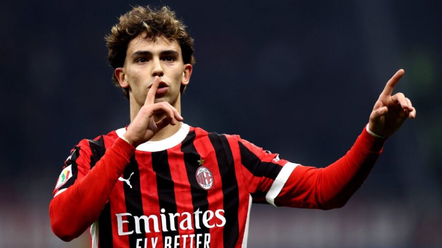 Joao felix milan esultanza