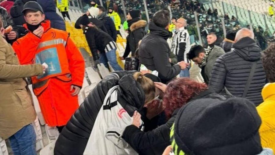 Juve roma tifoso ferito
