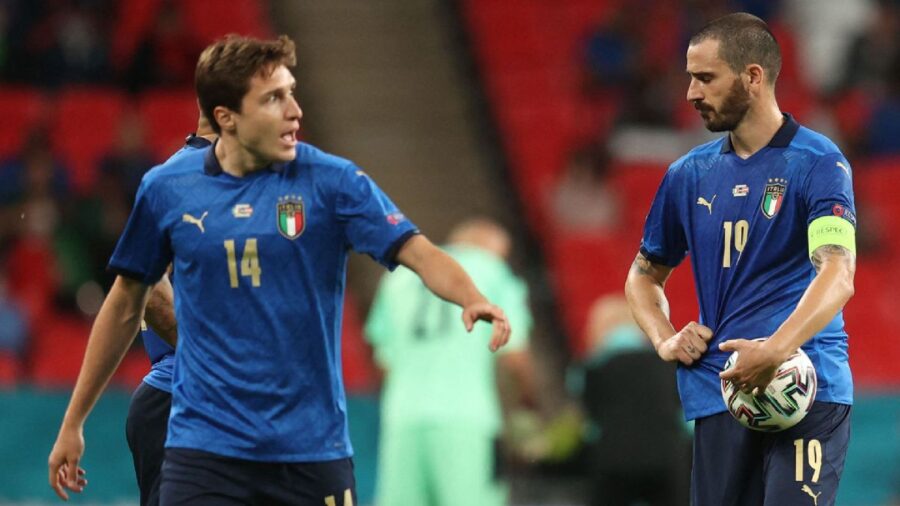 Juventus bonucci punzecchia chiesa