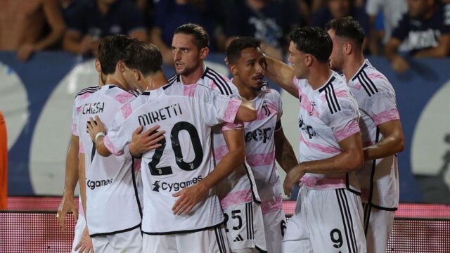Juventus esultanza squadra
