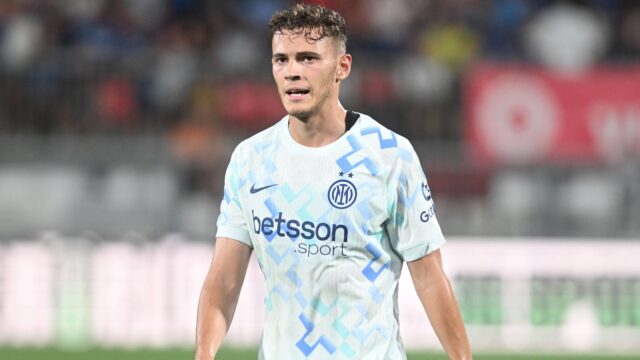 Kristjan asllani amichevole friendly match 2025 26 monza inter 2 2 3 5 azione action single shot amichevole 2025 26 monza inter 2 2 3 5jpg