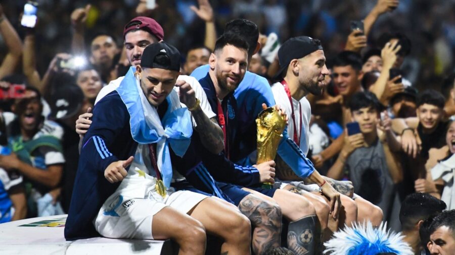 La festa argentina sul bus