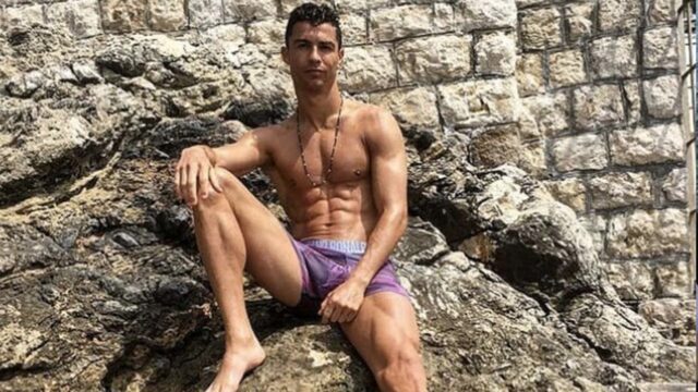 La pasqua sobria di cristiano ronaldo