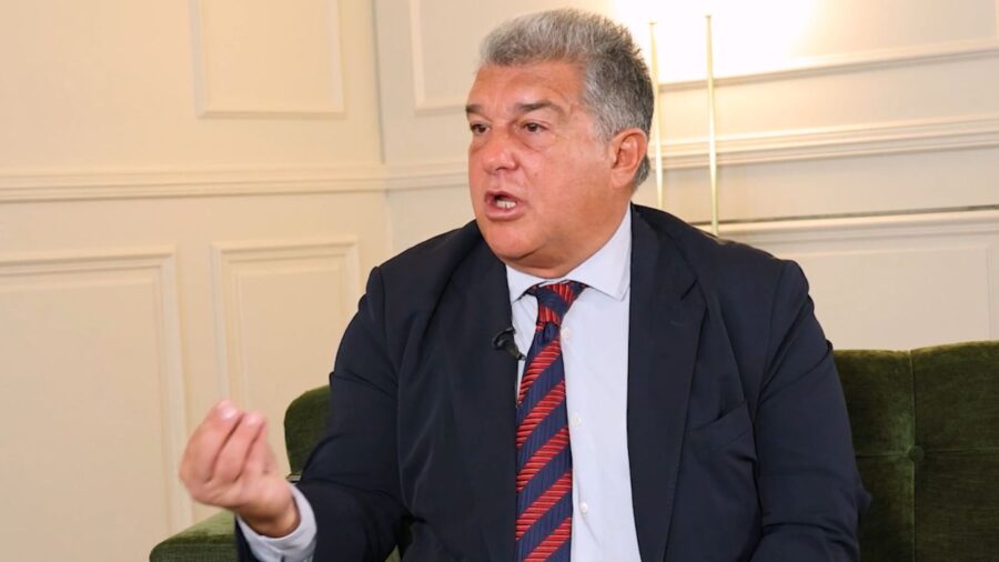 Laporta real madrid televsion superlega