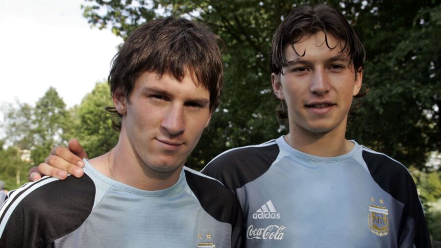 Leo messi e gustavo oberman