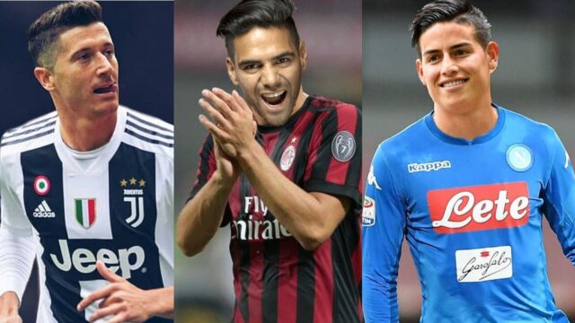Lewandowski alla juve e falcao al milan