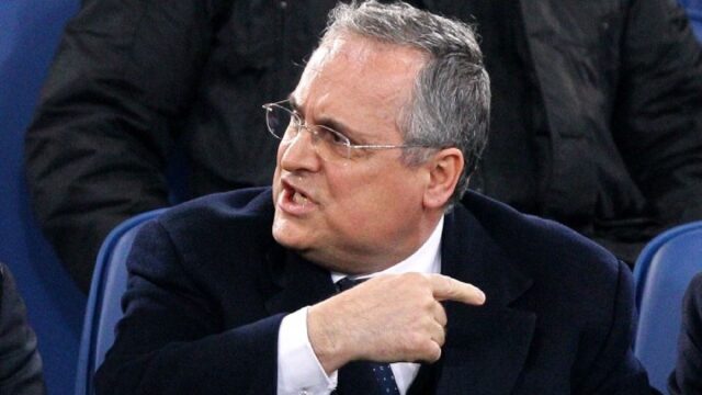 Lotito arrabbiato presidente lazio