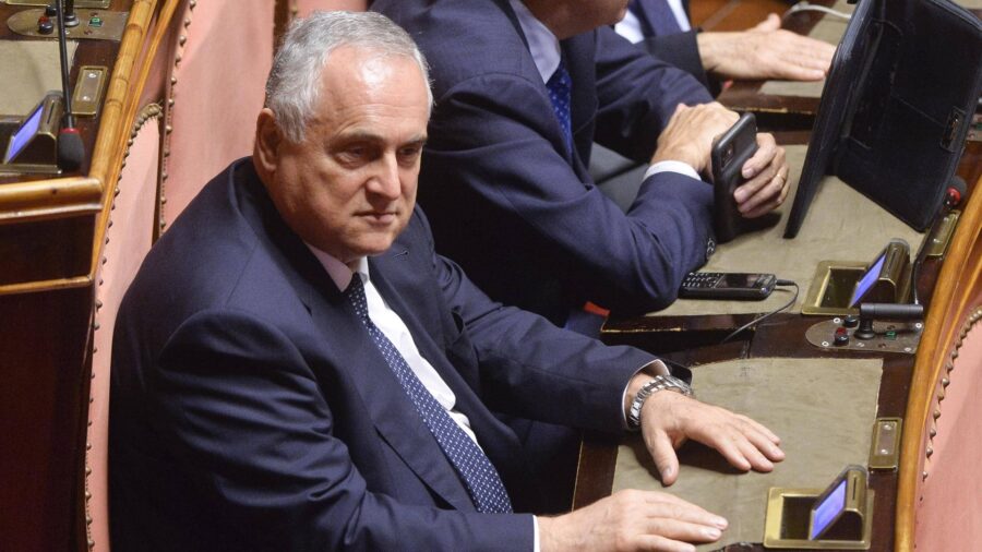 Lotito furioso con giulia buongiorno