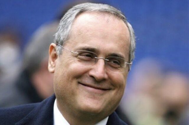 Lotito tamponi lazio