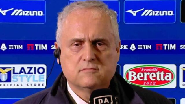 Lotito vuole la ripetizione di lazio milan
