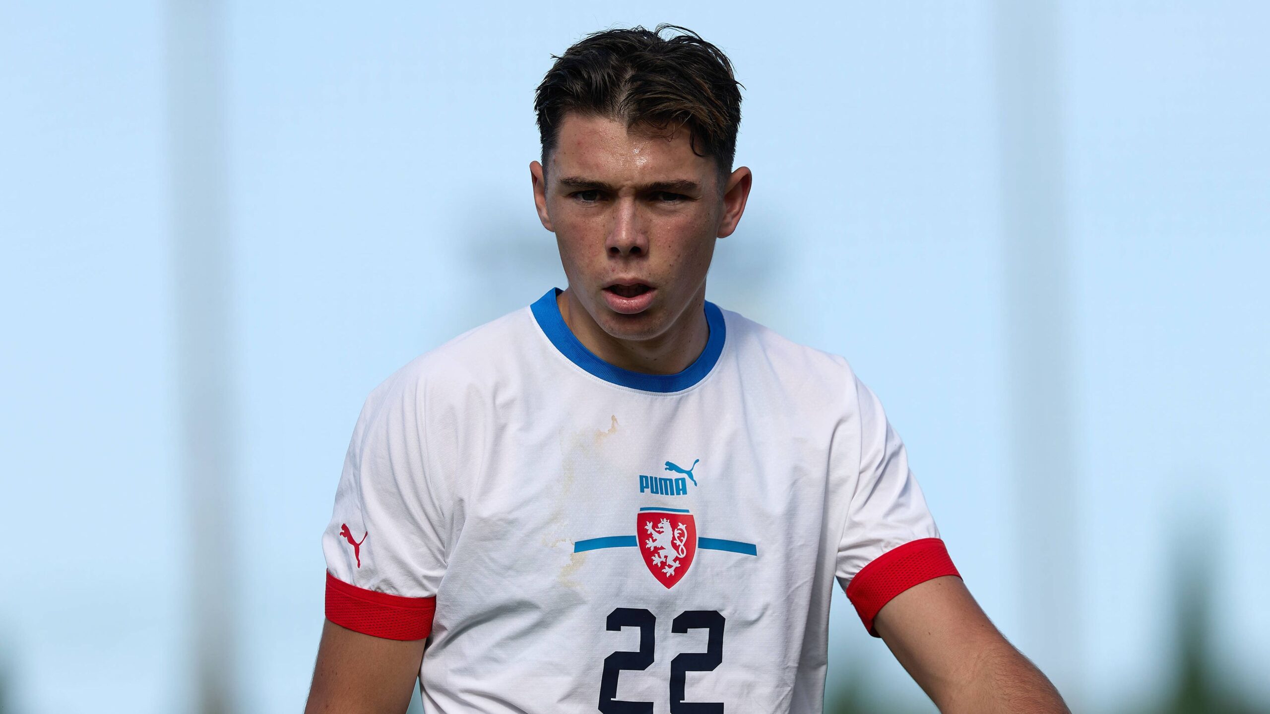 Louis Buffon con la maglia della Repubblica Ceca