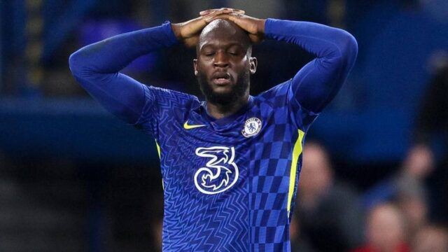 Lukaku con la maglia del chelsea