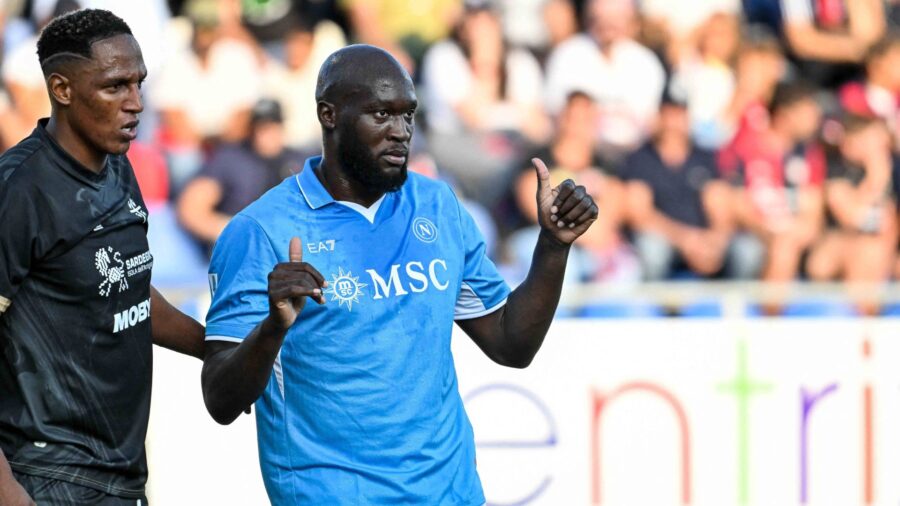 Lukaku di canio cagliari napoli