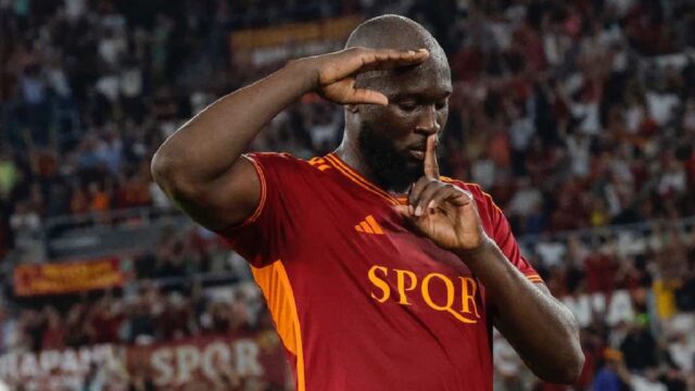 Lukaku roma esultanza