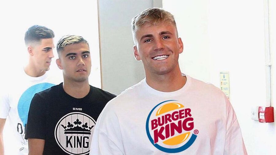 Luke shaw burger king
