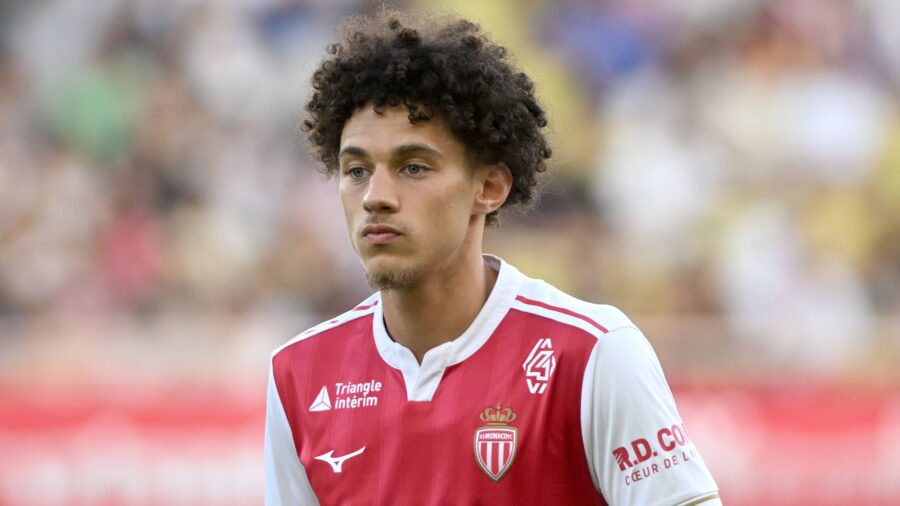Maghnes akliouche monaco amichevole friendly match 2025 26 monaco inter 1 2 primo piano head shot close up single shot amichevole 2025 26 as monaco fc inter 1 2jpg