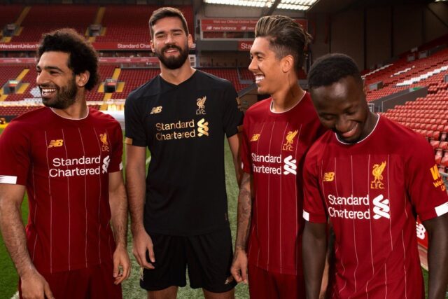Maglia celebrativa del liverpool