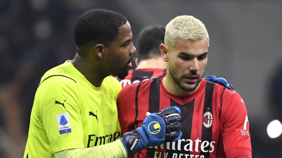 Maignan e theo hernandez infortunati