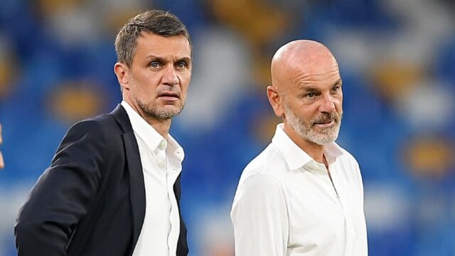 Maldini e pioli contro arbitro