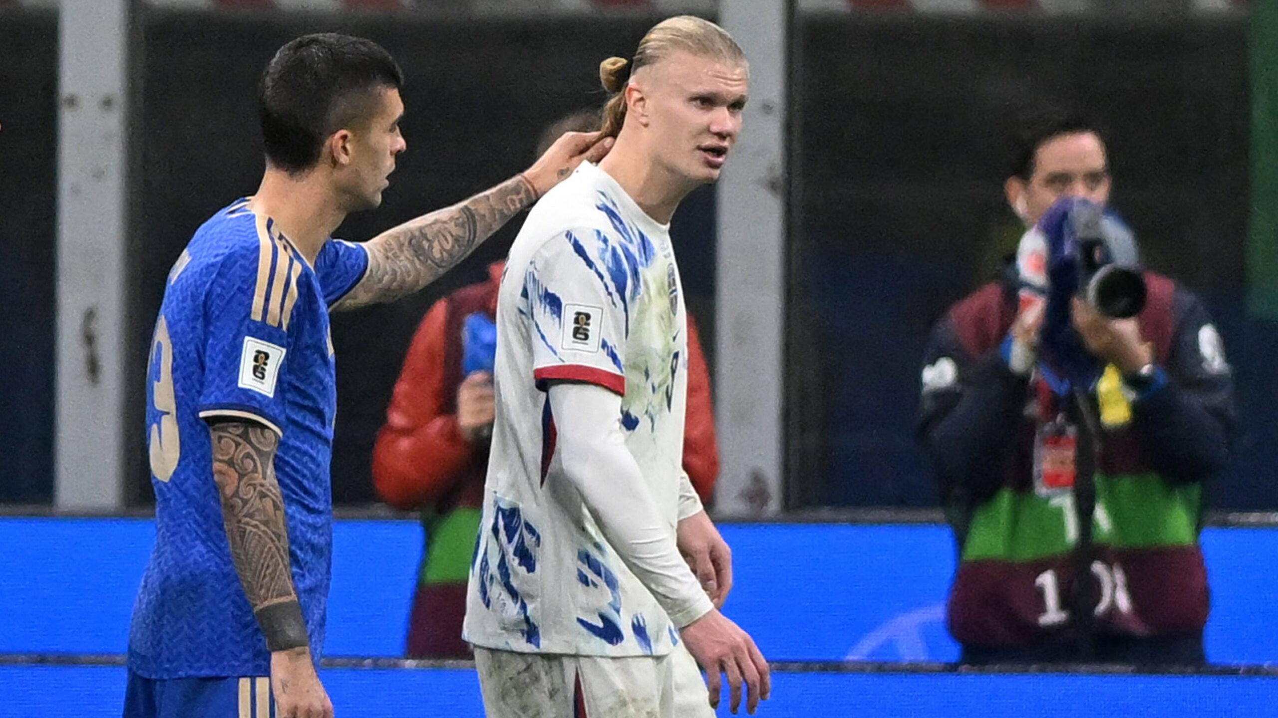 mancini provoca haaland