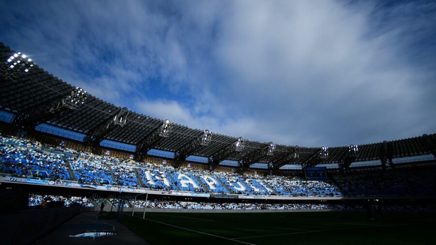 Maradona stadio napoli festa