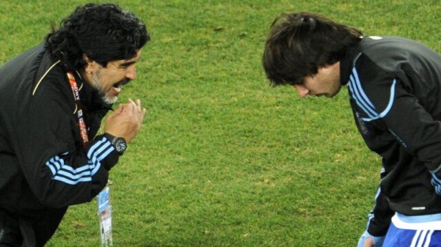 Maradona su messi