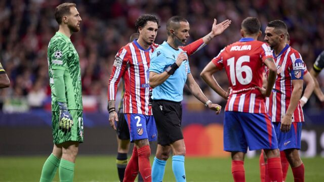 Marco guida arbitro atletico madrid lille