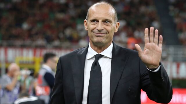 Massimiliano allegri milan serie a 2025 26 milan vs cremonese 23 08 2025 azione action close up serie a 2025 26 milan cremonese 1 2jpg