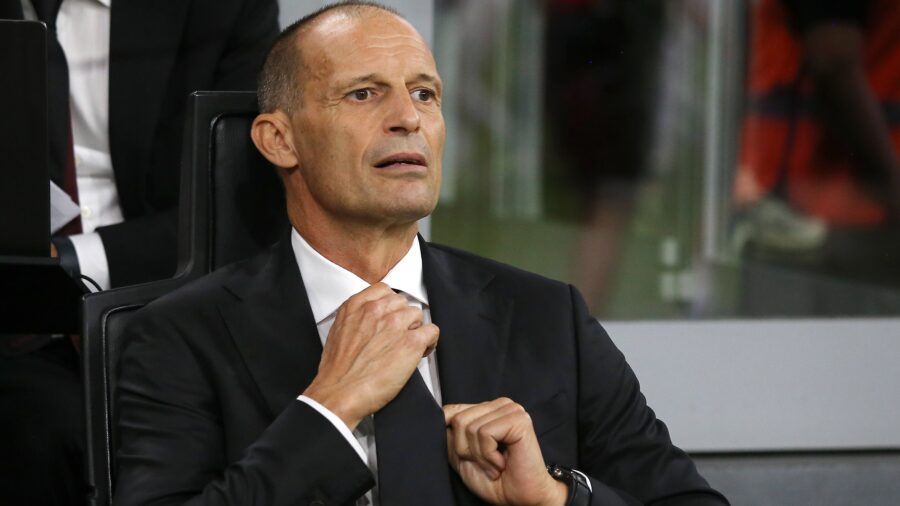 Massimiliano allegri milan serie a 2025 26 milan vs cremonese 23 08 2025 azione action primo piano close up serie a 2025 26 milan cremonese 1 2jpg