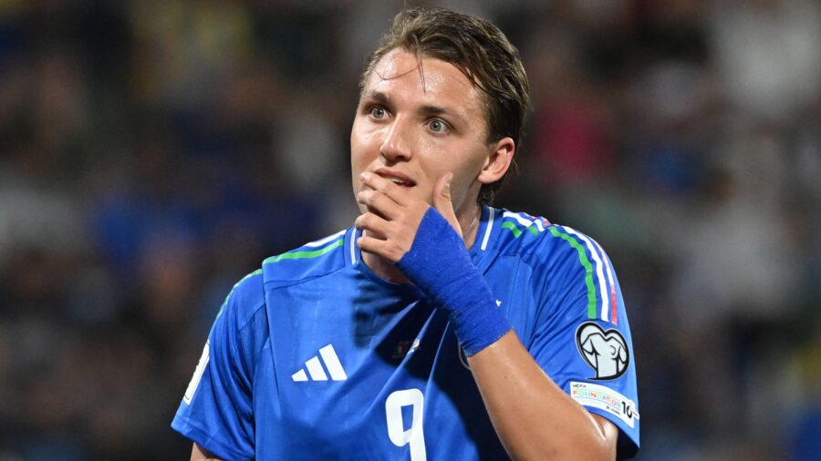 Mateo retegui italia qualifying round italy moldova 2 0 azione action single shot gesti espressione 2024 25 qualificazioni mondiali 2026 italia moldova moldavia 2 0jpg
