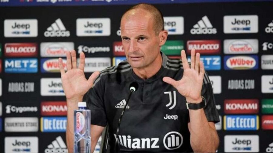 Max allegri in conferenza stampa