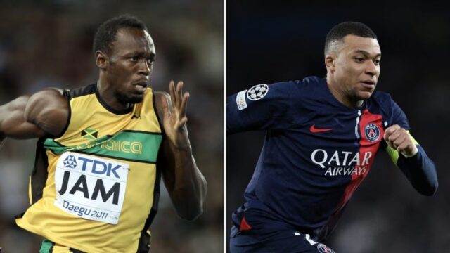 Mbappe bolt 100 metri