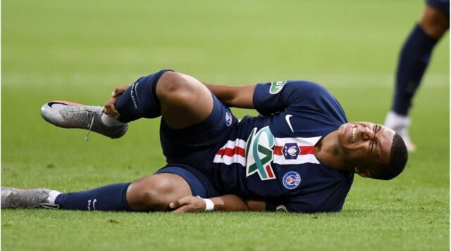 Mbappe infortunio