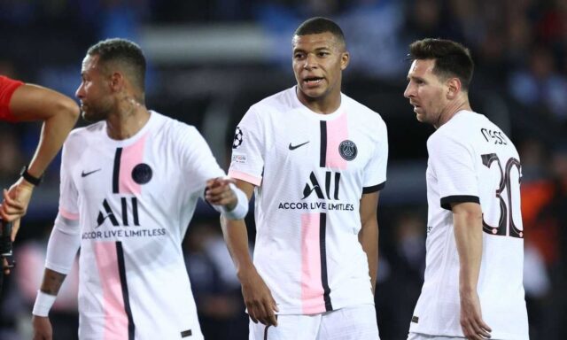 Mbappe messi neymar