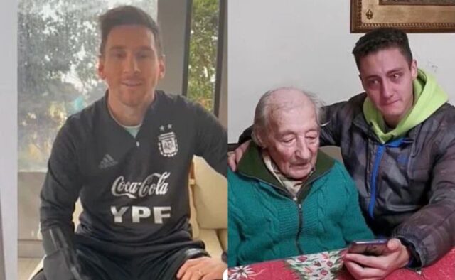 Messi allanziano super tifoso