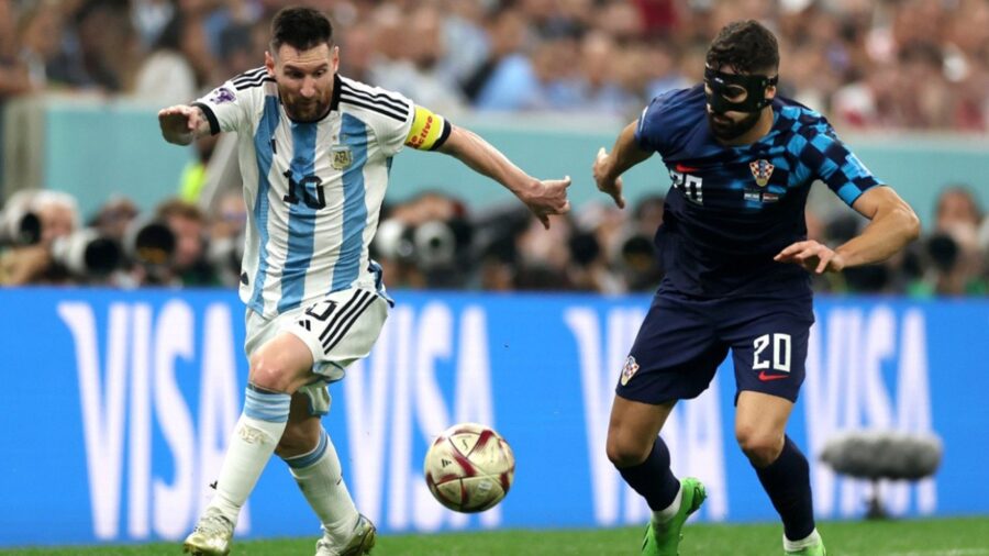Messi contro la croazia