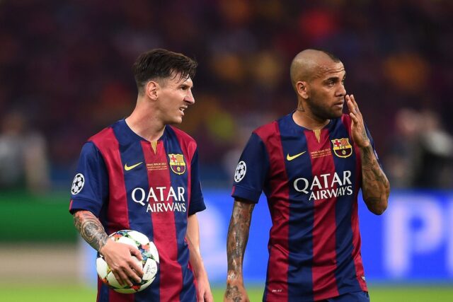Messi dani alves