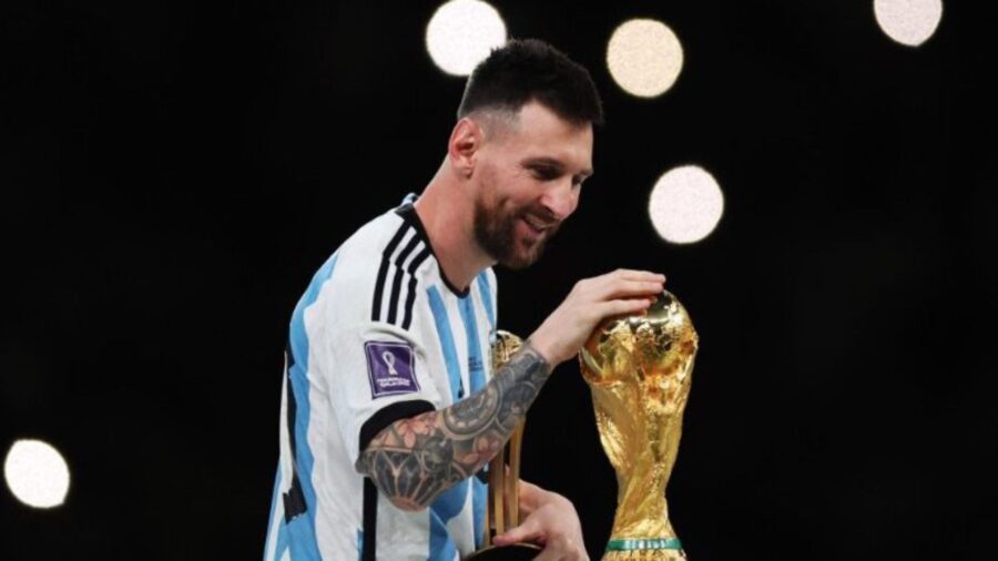 Messi e lamuleto portafortuna