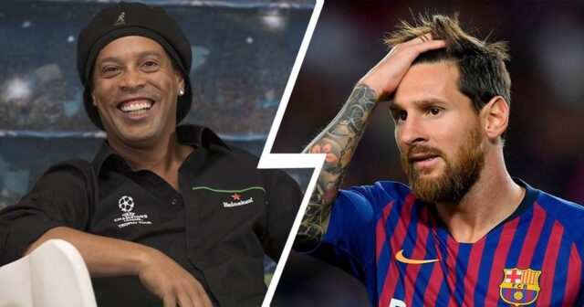 Messi libera ronaldinho fake news