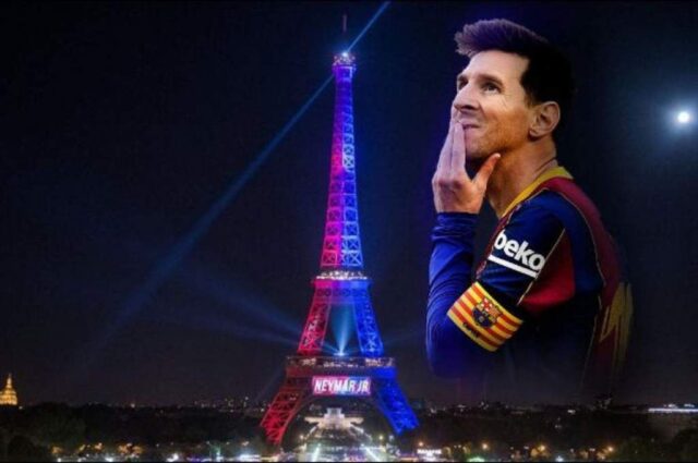 Messi torre eiffel