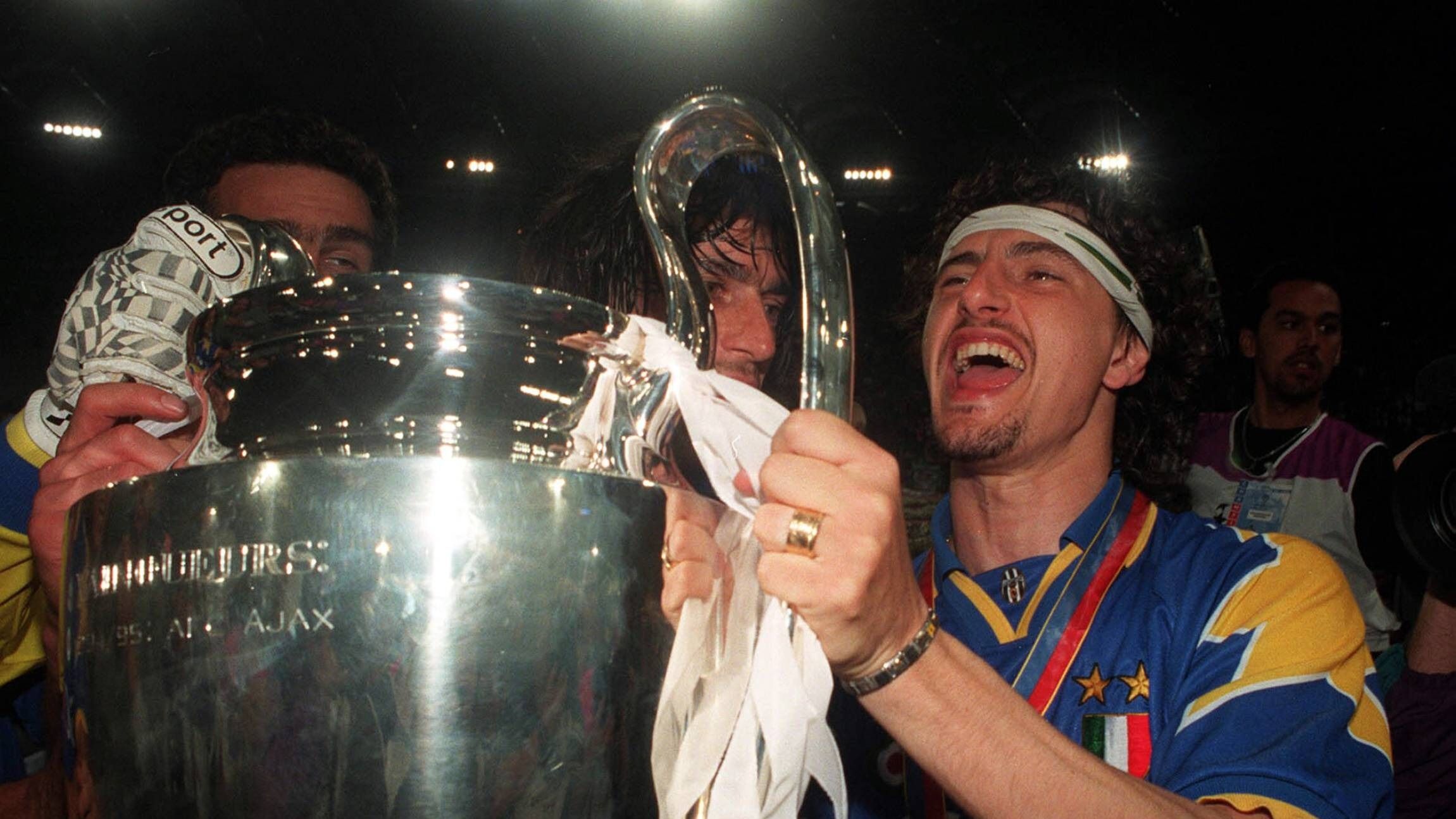 Michele Padovano con la Champions League 