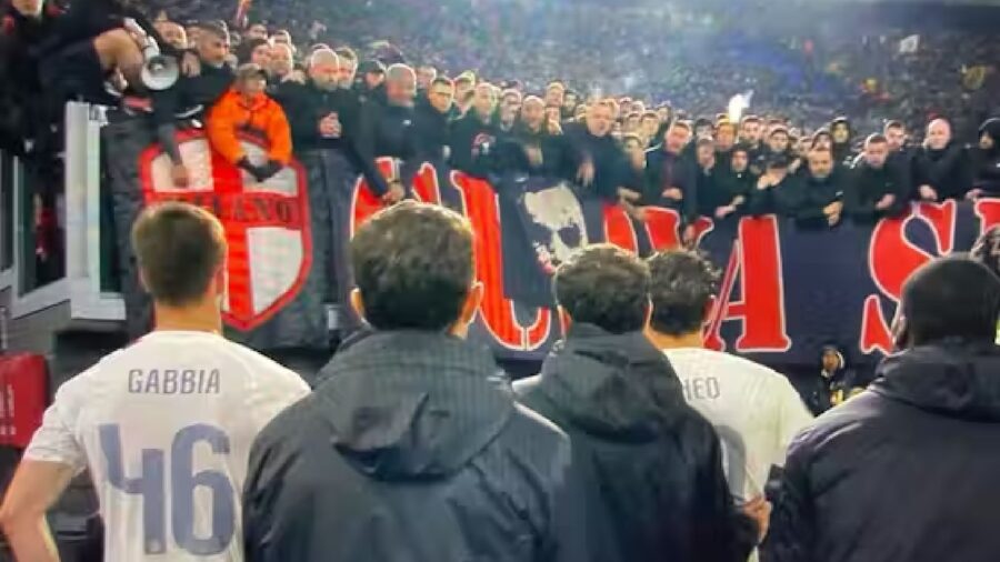 Milan contestazione ultras